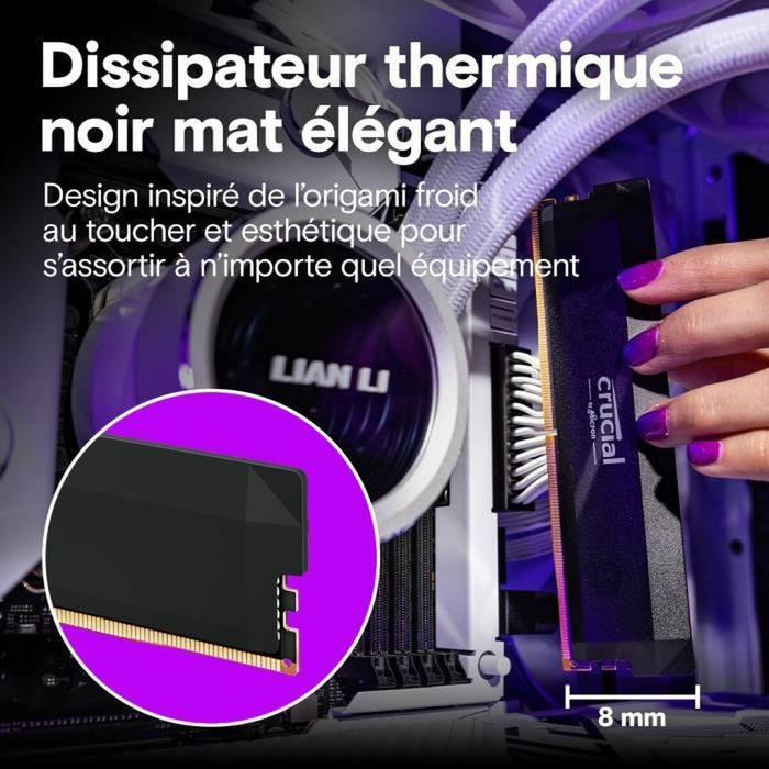 RAM Memory Crucial 32 GB DDR5 6400 MHz