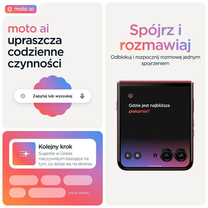 Smartphone Motorola PB8R0008PL Octa Core 16 GB RAM 512 GB Red