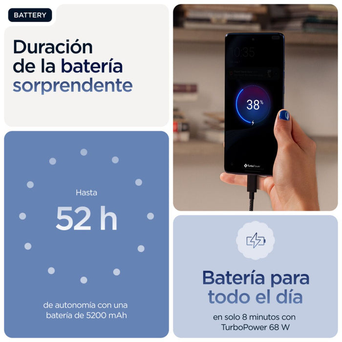 Smartphone Motorola XT2505-1 6,67" Octa Core 12 GB RAM 512 GB Blue-2