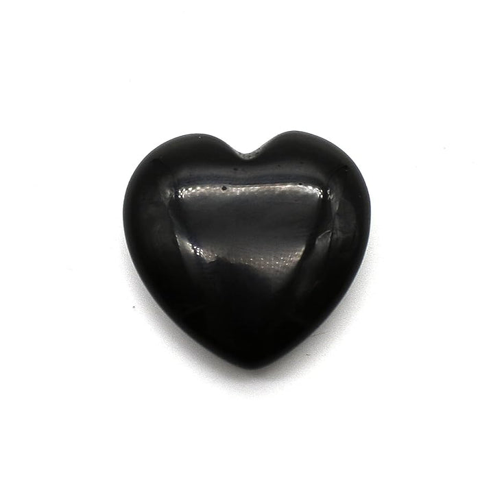 Natural Obsidian Heart 2x2cm