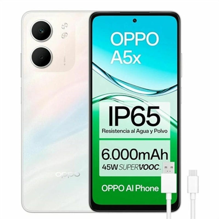 Smartphone Oppo A5X WHITE 6,67" Octa Core 4 GB RAM 128 GB White