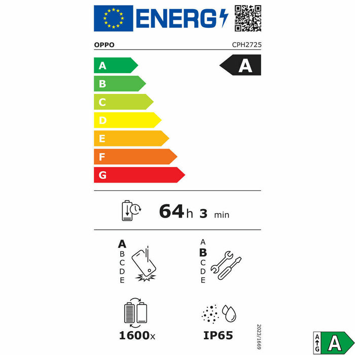 Smartphone Oppo A5X WHITE 6,67" Octa Core 4 GB RAM 128 GB White