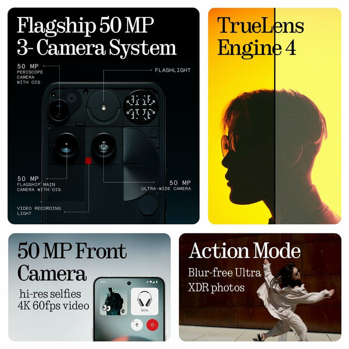 Smartphone Nothing Phone 3 5G 6,67" Octa Core 16 GB RAM 512 GB Black