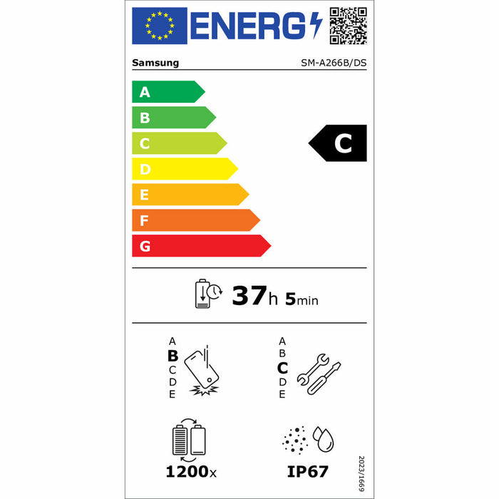 Smartphone Samsung Galaxy A26 Octa Core 6 GB RAM 128 GB Black 6,7"