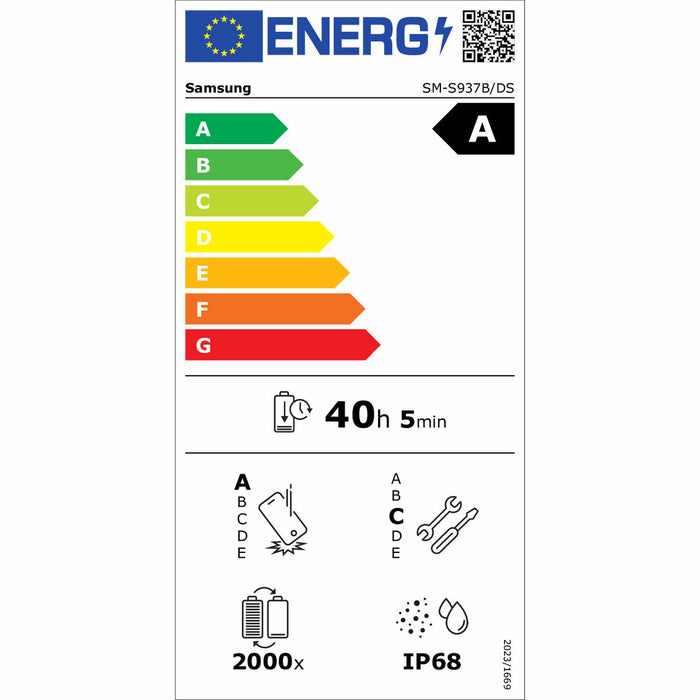 Smartphone Samsung SM-S937 6,7" Octa Core 12 GB RAM 512 GB Silver