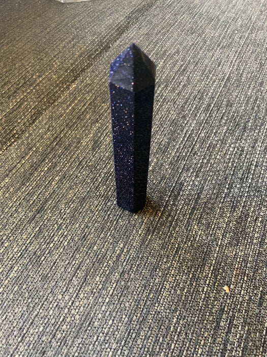 Natural Blue Sandstone Hexagonal Prism 9-10cm