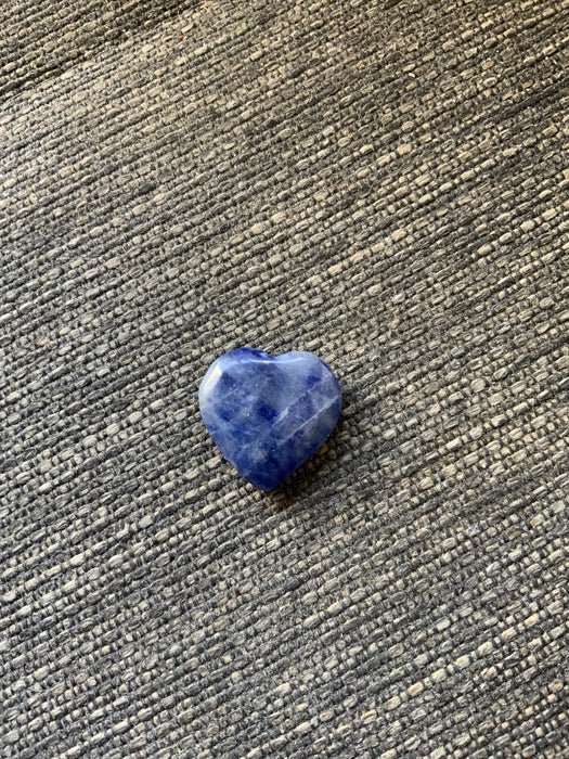Natural Sodalite Heart 2x2cm