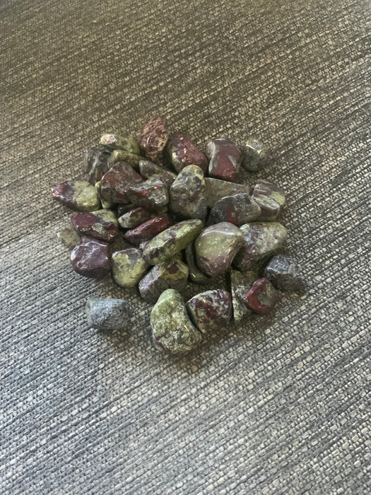 Natural Dragon's Blood Mineral Tumbled Chips 100g